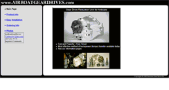 Desktop Screenshot of airboatgeardrives.com