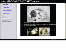 Tablet Screenshot of airboatgeardrives.com
